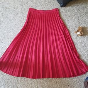 Red elegant skirt